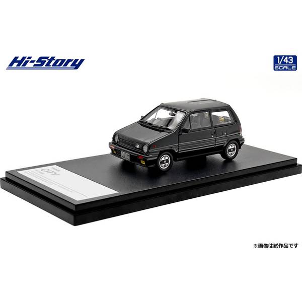 ハイストーリー 1/43 ホンダ シティR 1985 ブラックバーンメタリック 完成品ミニカー HS397BK