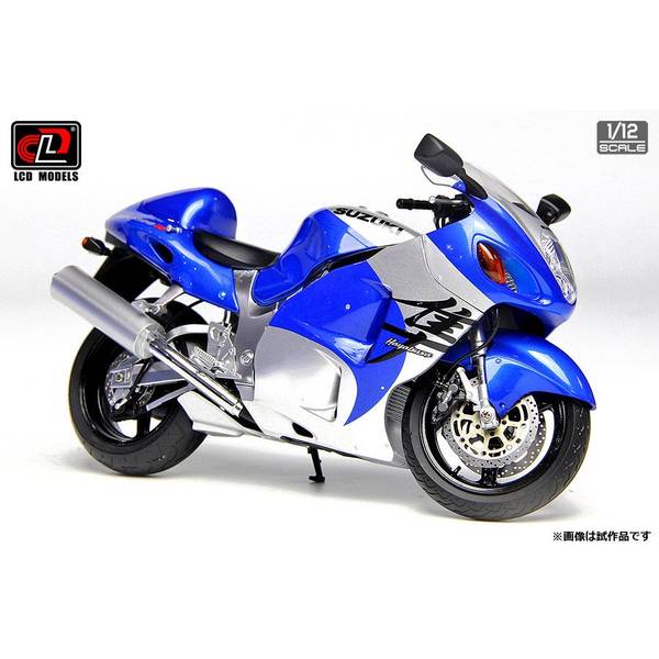 LCD MODELS 1/12 スズキ GSX1300R Hayabusa 2001 ブルー 完成品ミニカー LCD-M03-BU