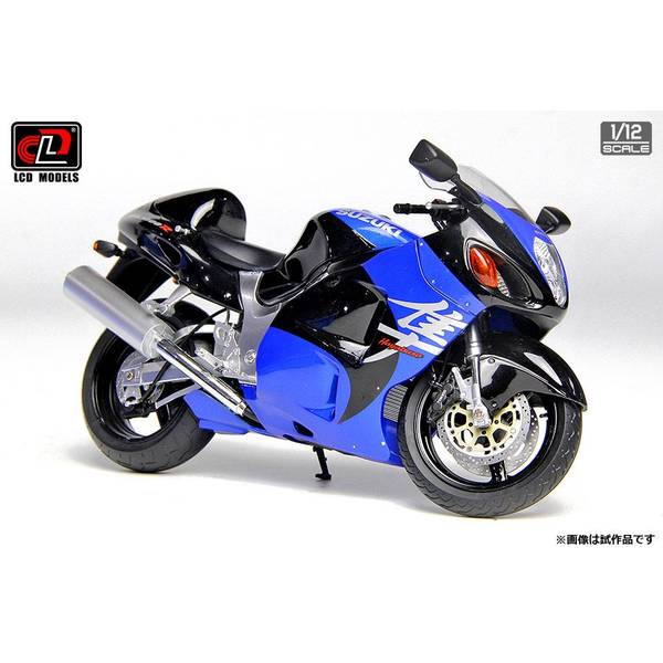 LCD MODELS 1/12 スズキ GSX1300R Hayabusa 2001 ブルー/ブラック 完成品ミニカー LCD-M03-BB