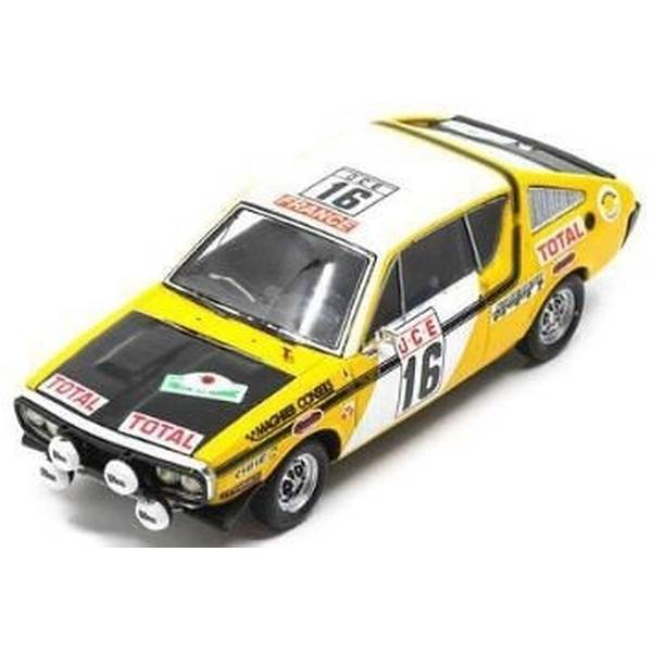 スパーク 1/43 ルノー 17 Gordini No.16 1976 Rallye du Maroc 6位 J.Prive/\