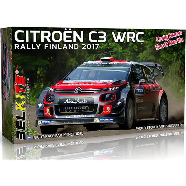 ベルキット 1/24 シトロエン C3 WRC 2017 フィンランドラリー(グラベル仕様) スケールモデル BEL018 7,550円