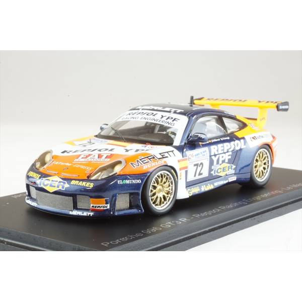 スパーク 1/43 ポルシェ 996 GT3 R No.72 2000 ル・マン24時間 T.Saldana/G.Lavaggi/J.Diez-Villaroel 完成品ミニカー S9938