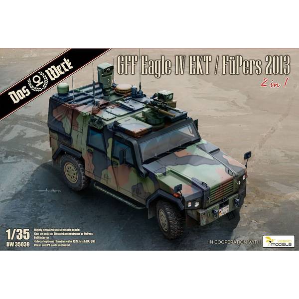 ダス・ヴェルク 1/35 イーグルIV EKT/FuPers 装甲車 2013年 「2 in 1」 スケールモデル USCDW35039