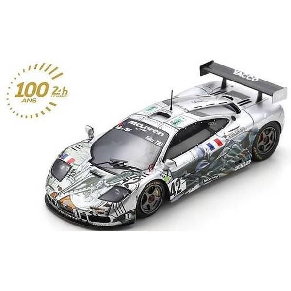 スパーク 1/43 マクラーレン F1 GTR No.42 1995 ル・マン24時間 J-L.Maury-Laribiere/M.Sourd/H.Poulain 完成品ミニカー S6672