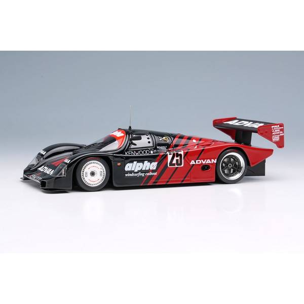 ヴィジョン 1/43 ポルシェ 962C ADVAN Alpha Nova No.25 1989 JSPC 富士500km 6位 高橋国光/S.ディケンズ 完成品ミニカー VM321