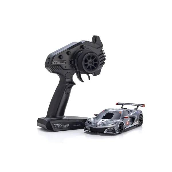 京商ミニッツ MR04RWD r/s シボレー コルベット C8.R ガンメタル/ホワイト ラジコン 32356GMW｜ポストホビーWEBSHOP