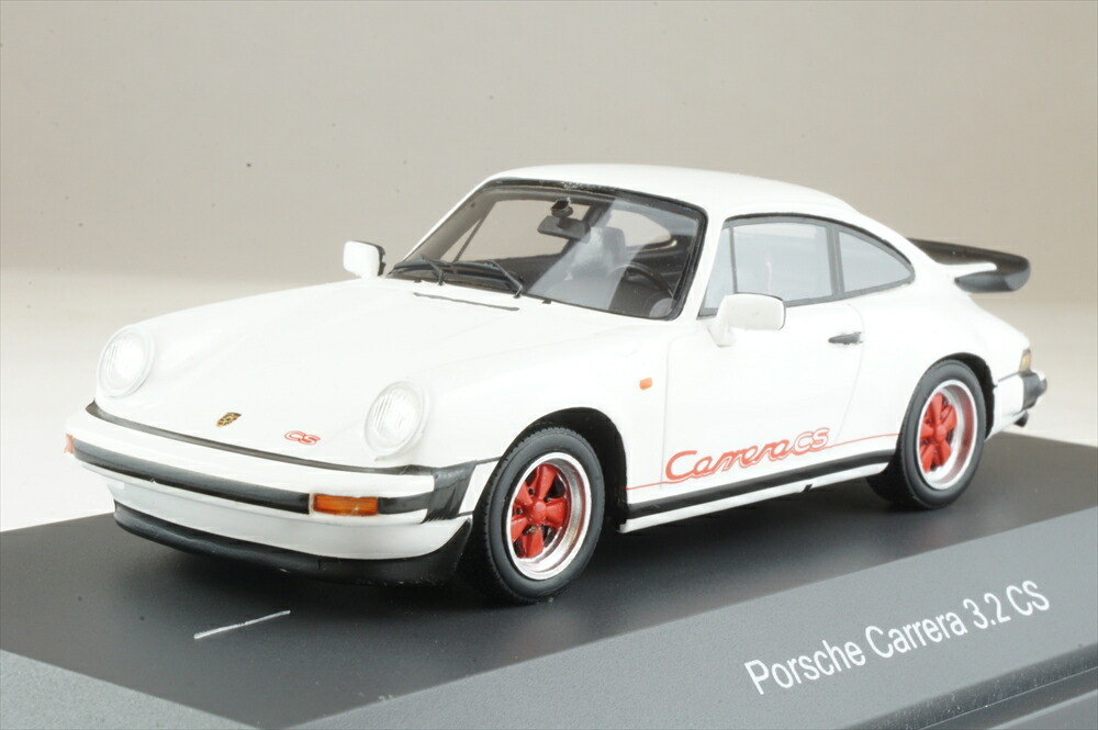 シュコー 1/43 ポルシェ カレラ 3.2 CS/ホワイト 完成品ミニカー 450919700