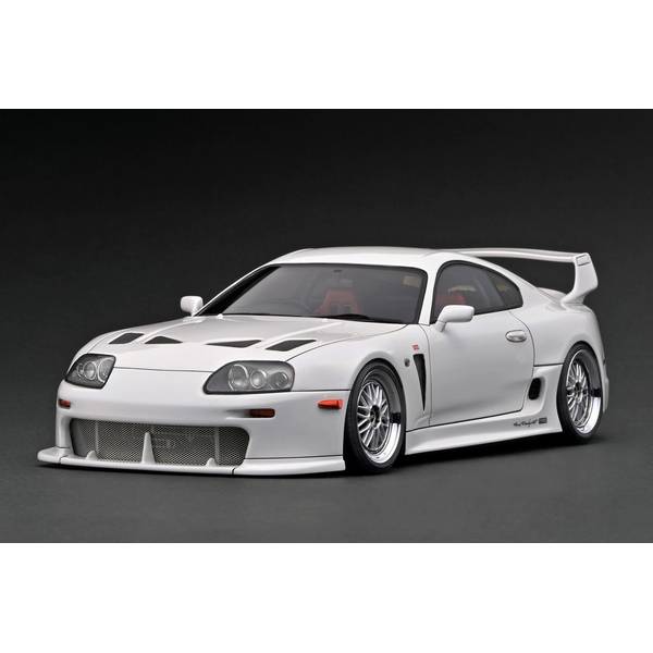 イグニッションモデル 1/18 トヨタ スープラ A80 TRD 3000GT ホワイト 完成品ミニカー IG3597