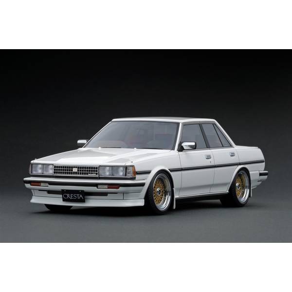 イグニッションモデル 1/18 トヨタ クレスタ スーパールーセント TWINCAM24 GX71 ホワイト 17インチホイール 完成品ミニカー IG3828｜ポストホビーWEBSHOP
