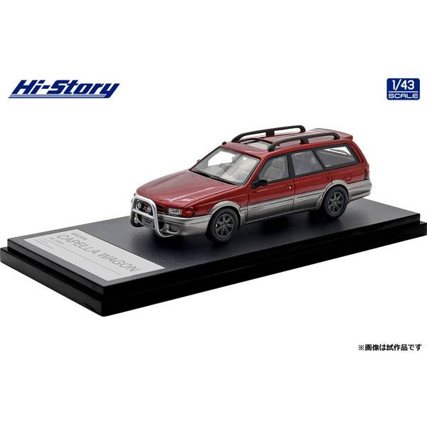 ハイストーリー 1/43 マツダ カペラ ワゴン 1994 パッションローズマイカ／サイレントシルバーメタリック 完成品ミニカー HS506RE