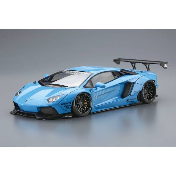 アオシマ 1/24 リバティーウォーク No.17 LBワークス ランボルギーニ アヴェンタドール Ver.1 スケールモデル 4905083202326