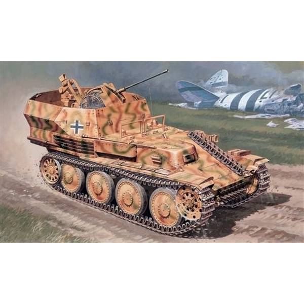 イタレリ 1/35 WW.II ドイツ軍 38(t) 対空戦車 Sd.Kfz.140 ゲパルト スケールモデル IT96461