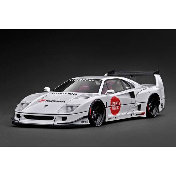 イグニッションモデル 1/18 フェラーリ LB-WORKS 40 ホワイト 完成品ミニカー IG3752