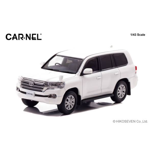 CARNEL 1/43 トヨタ ランドクルーザー AX G selection URJ202 2015 ホワイトパールクリスタルシャイン 完成品ミニカー CN431504