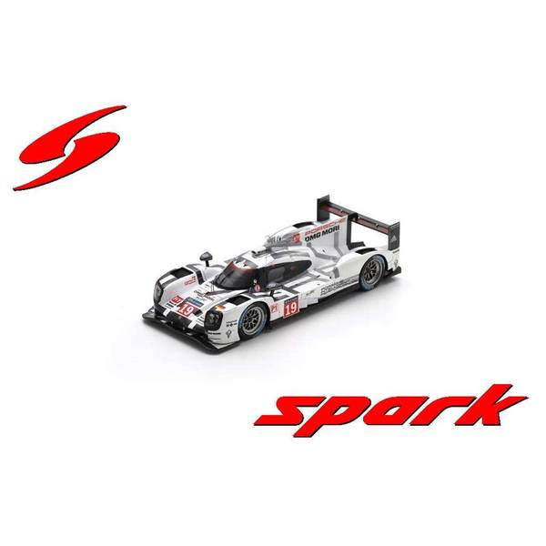 スパーク 1/43 ポルシェ 919 Hybrid No.19 2015 ル・マン24時間 LMP1 ウィナー N.ヒュルケンベルグ/E.バンバー/N.タンディ 完成品ミニカー 43LM15