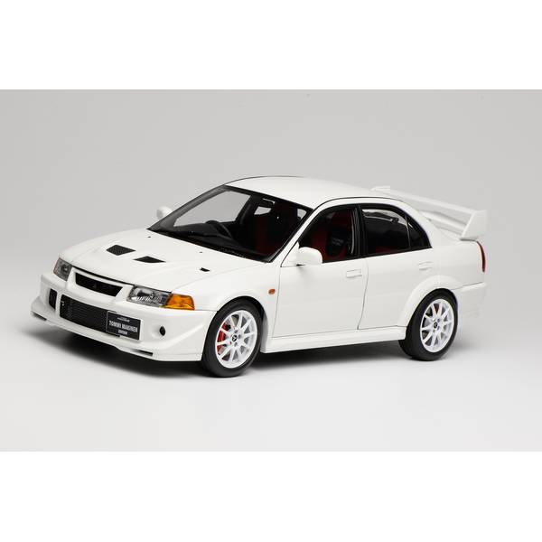 MOTORHELIX 1/18 ミツビシ ランサーエボリューション VI GSR T.M.E スコーティアホワイト 完成品ミニカー M84305