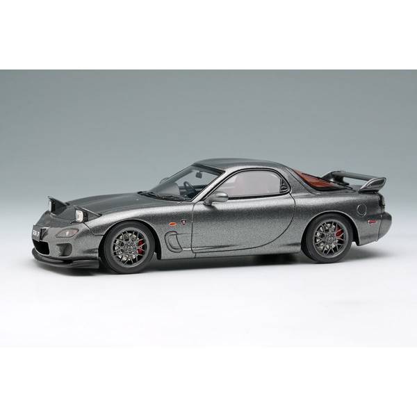 アイドロン 1/43 マツダ RX-7 FD3S 肝ったまR 印字機A ヘッドランプオープン チタニウムグレーメタリック 成し遂げる品ミニカー EM817A