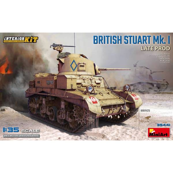 ミニアート 1/35 英国 スチュアート Mk.I 後期生産型 インテリアキット スケールモデル MA35441