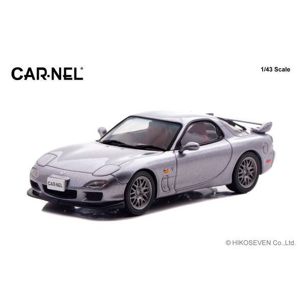 CARNEL 1/43 マツダ RX-7 Spirit R Type A FD3S 2002 チタニウムグレーメタリック 完成品ミニカー CN430205