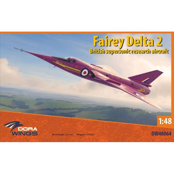 ドラウィングス 1/48 フェアリー デルタ2 イギリス超音速実験機 スケールモデル DWS48064