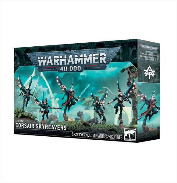 ゲームズワークショップ Aeldari Corsair Skyreavers 「ウォーハンマー40000」より キャラクタープラモデル 46-80