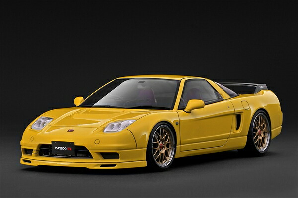 【12月取って置く】イグニッションモデル 1/18 HONDA NSX-R (NA2) Yellow 遣っ付ける品ミニカー IG3910