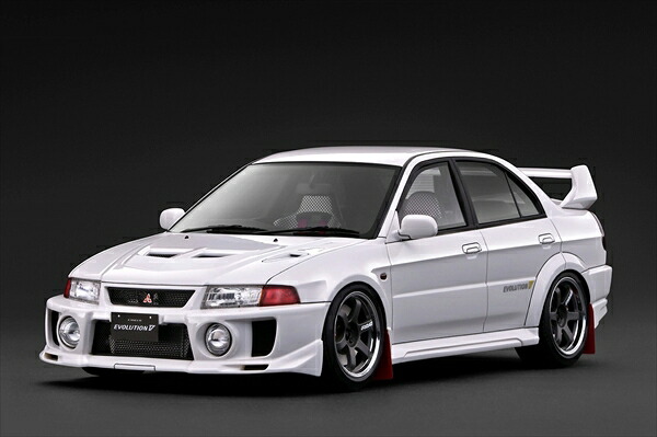 【1月取って置く】イグニッションモデル 1/18 Mitsubishi LANCER EVOLUTION V (CP9A) White 遣っ付ける品ミニカー IG4017