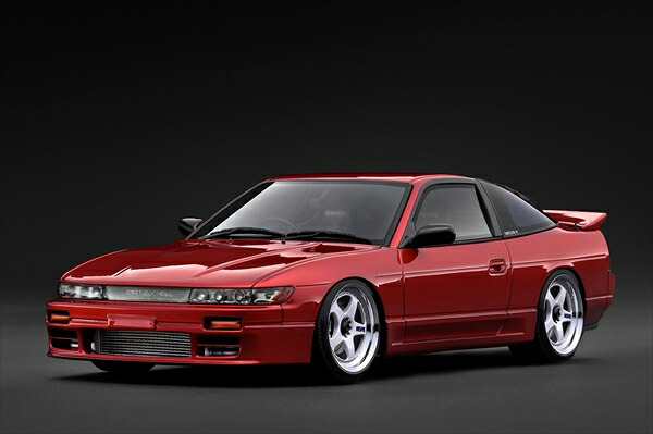 【2月取って置く】イグニッションモデル 1/18 Nissan Sileighty Red Metallic 遣っ付ける品ミニカー IG4071