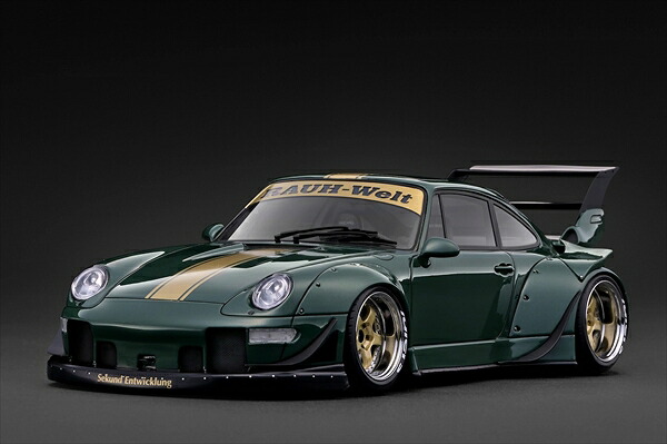 【12月取って置く】イグニッションモデル 1/18 RWB 993 Green Metallic 遣っ付ける品ミニカー IG4145