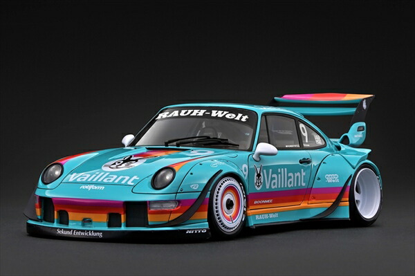 【1月取って置く】イグニッションモデル 1/18 RWB 993 Green Racing Color 遣っ付ける品ミニカー IG4146