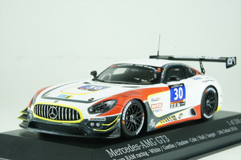 楽天市場】ミニチャンプス メルセデス ベンツ AMG GT3 1/43 Edition 50