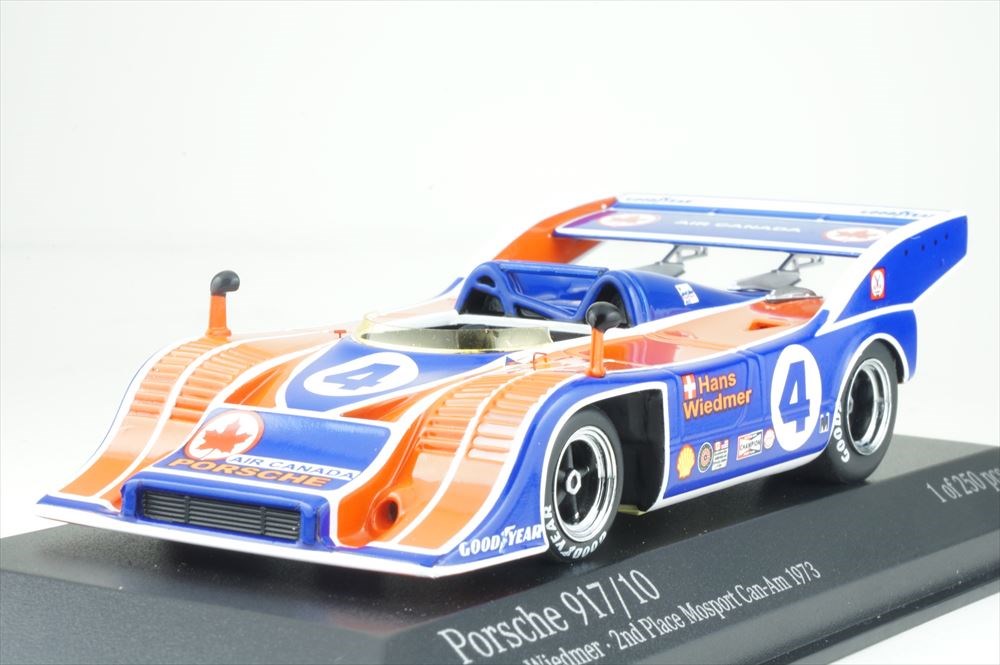 ミニチャンプス 1/43 ポルシェ 917/10 1973 カナディアン-アメリカン モスポート 2位 H.Wiedmer 完成品ミニカー 437736504|ポストホビーWEBSHOP
