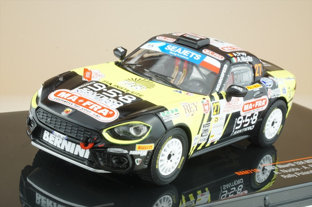 ixo イクソ　フィアット　アバルト124 RGT ラリー イクソ 1/43 フィアット アバルト 124 RGT 2022 モンテカルロ