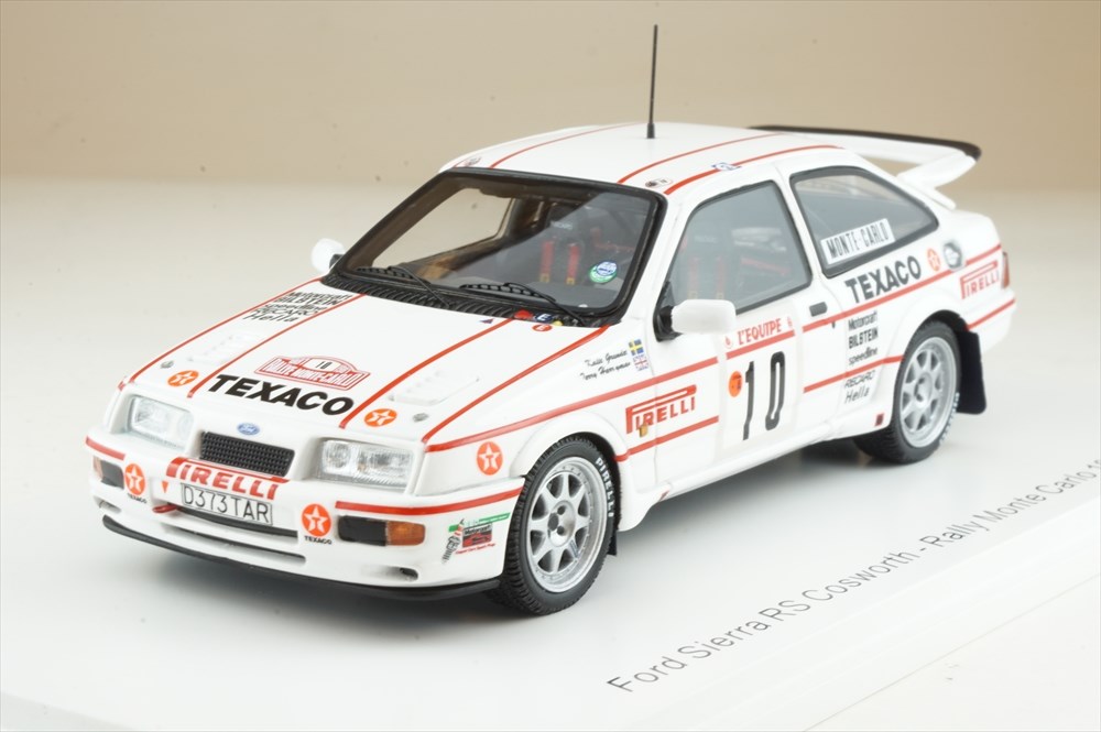 大切な人へのギフト探し 1987 No 10 コスワース Rs シエラ フォード 1 43 スパーク Wrc S8700 完成品ミニカー K グルンデル T ハーリーマン ラリー モンテカルロ Mappikab Go Id