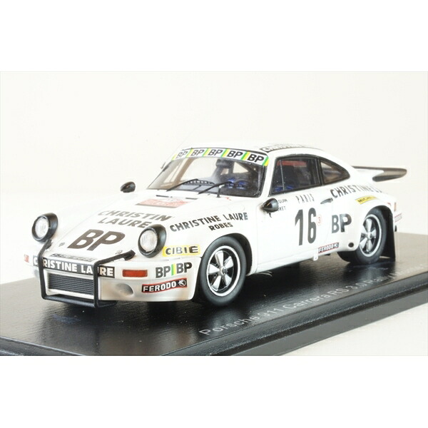 スパーク 1/43 ポルシェ 911 カレラ No.16 WRC ラリー・モンテカルロ 1978 B.べガン/W.ヒューレット 完成品ミニカー S6640
