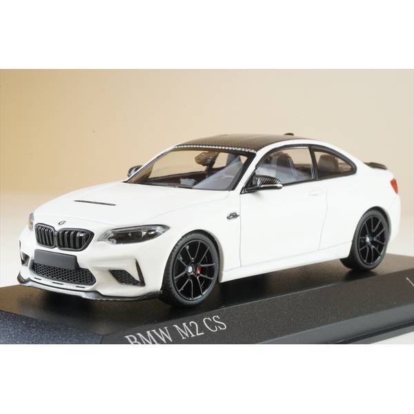 ミニチャンプス 1/43 BMW M2 CS 2020 ホワイト/ブラックホイール 完成品ミニカー 410021021