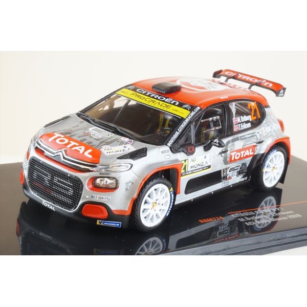 イクソ 1/43 シトロエン C3 R5 No.21 2020 WRC ACIラリー・モンツァ M.オストベルグ/T.エリクセン 完成品ミニカー RAM774