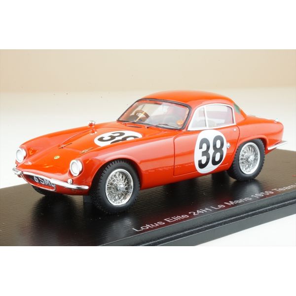 スパーク 1/43 ロータス エリート No.38 1959 ル・マン24時間 J.F.Malle/J.C.Vidilles 完成品ミニカー S8200