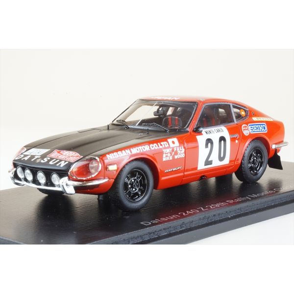スパーク 1/43 ダットサン 240 Z No.20 1972 ラリー・モンテカルロ 29位 T.フォール/M.Wood 完成品ミニカー S6284