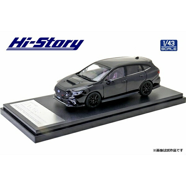 ミニカー　1/43 SUBARU TRAVIQ S-package 2001(チャコールブラックマイカ) [HS419BK] ハイストーリー 1/43 スバル トラヴィック Sパッケージ 2001