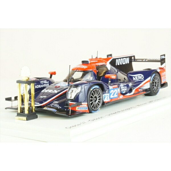 ぴかぴか光る 1/43 オレカ 07 ギブソン LMP2 No.22 LMP2位置付け 2020 ル・マン24第四次元 クラスウィナー 賞嘱する 為し終わる品ミニカー S7963S 車-乗り物のおもちゃ