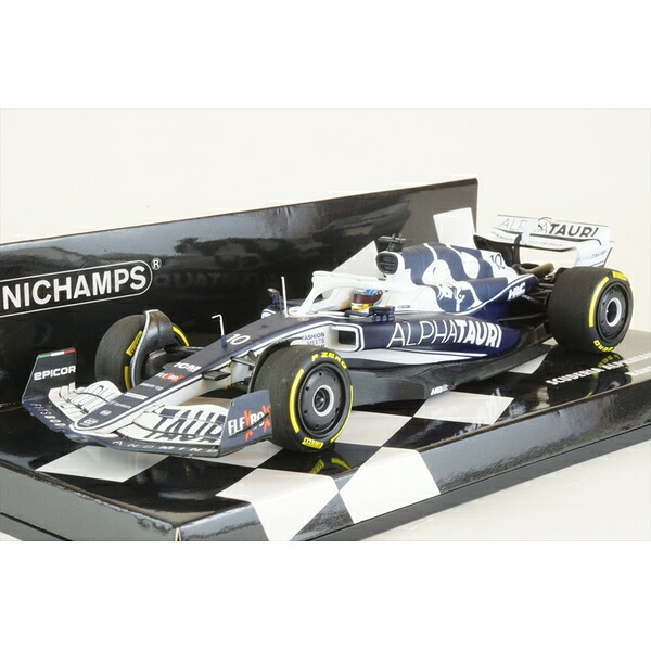 ミニチャンプス 1/43 スクーデリア アルファタウリ AT03 No.10 2022 F1 バーレーンGP P.ガスリー 完成品ミニカー 417220110
