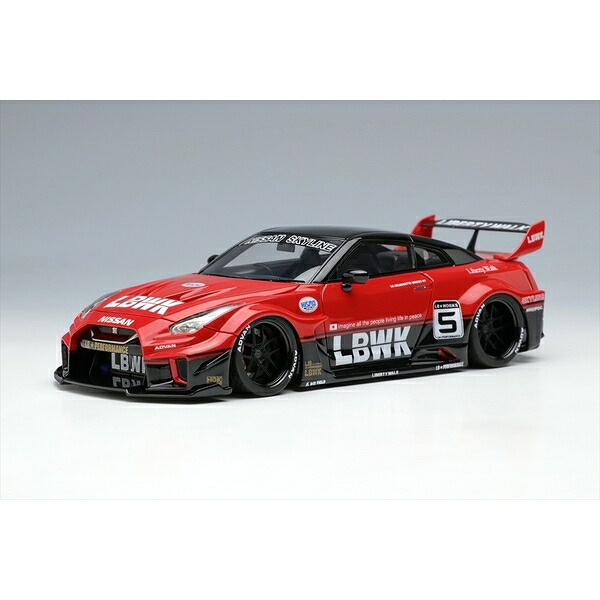アイドロン 1/43 LB-シルエットワークスGT ニッサン 35GT-RR No.5 2020 東京オートサロン レッド/ブラック 完成品ミニカー LB012H｜ポストホビーWEBSHOP 24,992円
