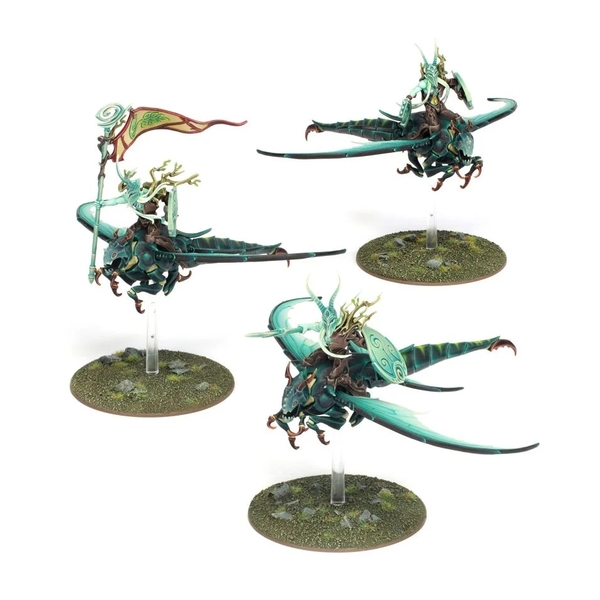 ゲームズワークショップ Sylvaneth Spiterider Lancers ウォーハンマー40 000 より キャラクタープラモデル 92 26 流行のアイテム