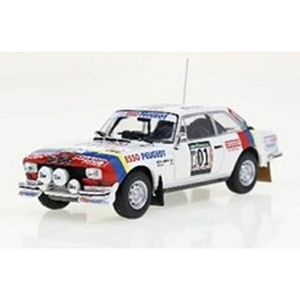 イクソ 1/43 プジョー 504 クーペ V6 No.01 1978 コートジボワールラリー 2位 T.Makinen/J.Todt 為し終わる品ミニカー RAC417B 車-乗り物のおもちゃ