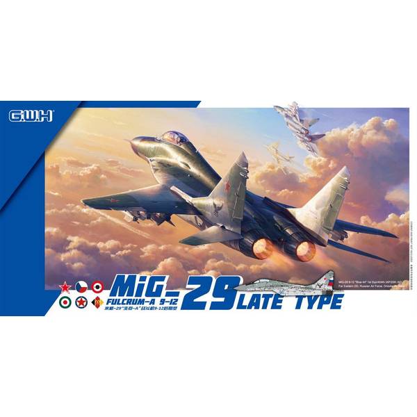 グレートウォールホビー 1/72 MiG-29 9.12 フルクラムA後期型 スケールモデル L7212