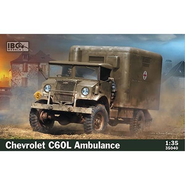 IBG 1/35 英・シボレーC60L キャブ13野戦救急車 スケールモデル PB35040