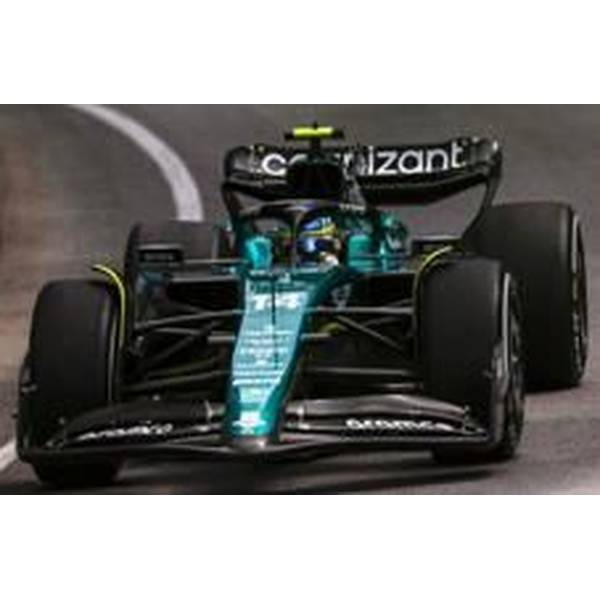 スパーク 1/18 アストンマーチン AMR23 No.14 2023 F1 カナダGP 2位 F.アロンソ ピットボード付 完成品ミニカー 18S956