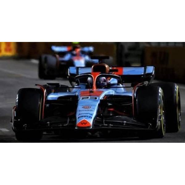 ぴかぴか光る 1/18 ウィリアムズ FW45 No.23 2023 F1 シンガポールGP A.アルボン 成し遂げる品ミニカー 18S968