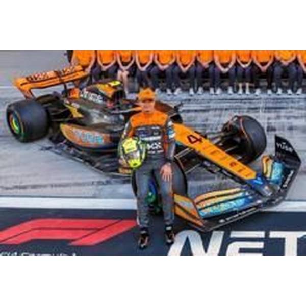 スパーク 1/43 マクラーレン MCL60 No.4 2023 F1 アブダビGP 5位 L.ノリス 完成品ミニカー S8945